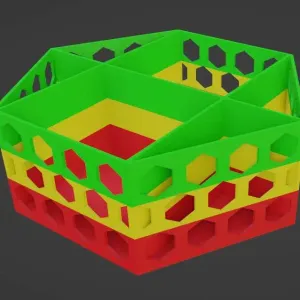 Hexagon box (no support needed)