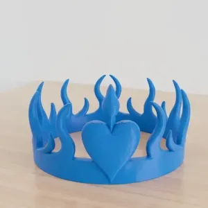 Fantasy Crown W/ Heart