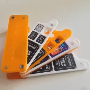 SD/microSD Card Butterfly style storage holder