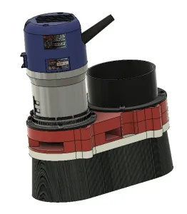 Bosch 1617 Dust Boot with Air Diverter