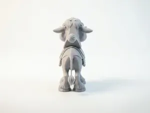 Cute Camel Figurine Chibi Animal 3D Printable