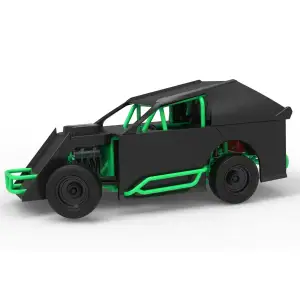 Mod Lite Race car while turning Scale 1:25