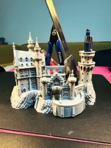 castle model with an integrated storage function