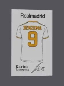 La Liga - Real Madrid Karim Benzema Jersey