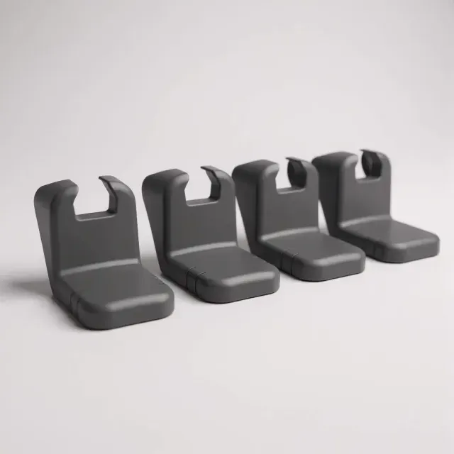 Toyota Hilux 2010 driver and passenger seat rail finishing