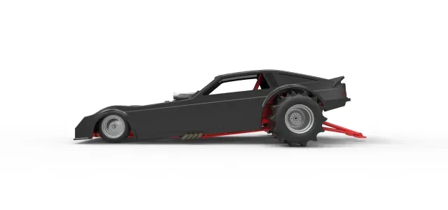 Vintage Funny Car for Sand drag racing Scale 1:25 — Фото 6 из 9