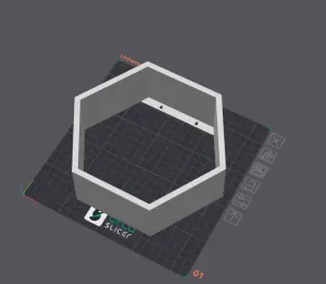 Modular Hexagon Wall Shelf - Stackable Honeycomb System