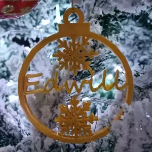 Adorno de navidad personalizado Edwill