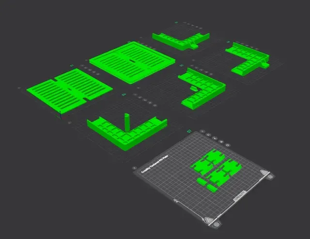 CREALITY K1|K1C|K1SE - LID WITH VENTS — Image 2 of 9