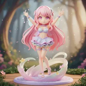 Lunaria Petalwind – Chibi Blossom Fairy