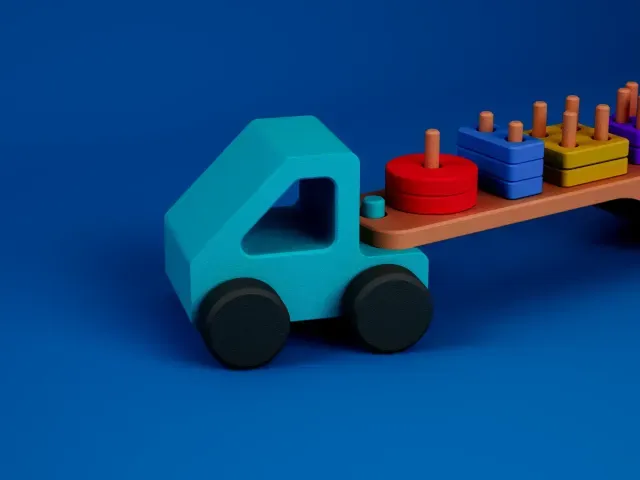 Montessori Shape Sorter Truck | Educational Modular Toy — Фото 5 из 9