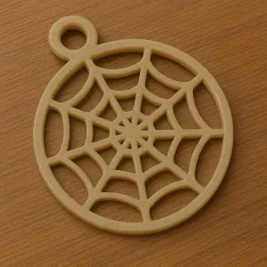 Spider Web Keychain