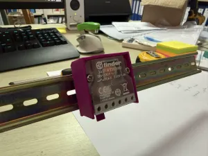 DIN Rail Holder for Finder 26.01 Relay