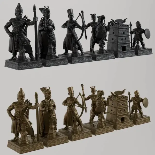 Historical Chess – Nubian Kingdom of Kush – Pharaoh Taharqa