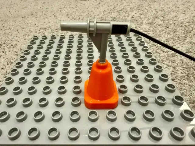 Traffic cone (Lego Duplo compatible) - no supports — Фото 3 из 5