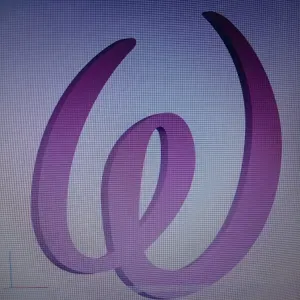 Disney-style letter W for event phrases