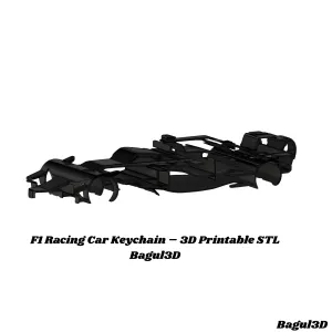 F1 Racing Car Keychain