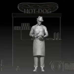 New York hot dog seller boy 1