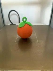 Cute Orange Keychain – Realistic Citrus Charm
