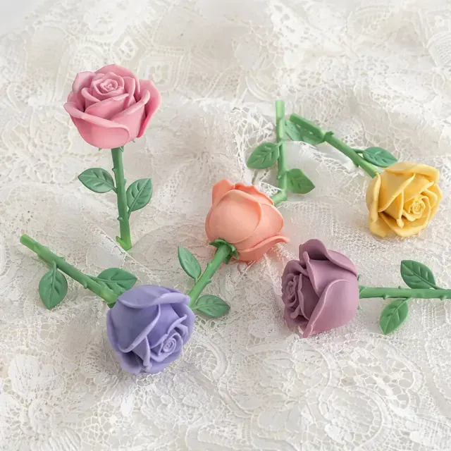 Rose Flower Figure | Realistic Floral Bouquet — Image 4 of 8