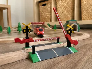 Paso a Nivel con Barreras para Brio/Ikea 🚂