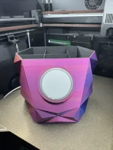 Geometric Desk Organizer & MagSafe Phone Stand