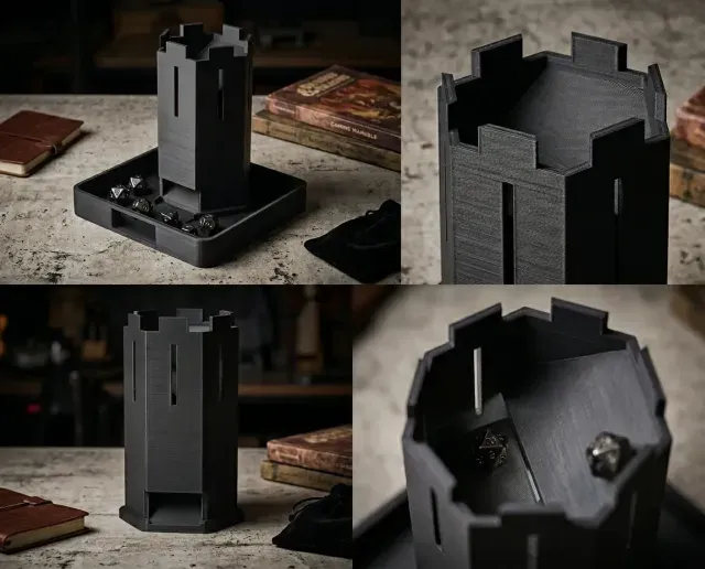 Castle Dice Tower & Catch Tray | D&D Set | Catan — Фото 2 из 7