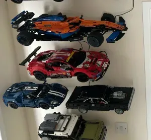 Lego Ferrari 488 GTE wall mount