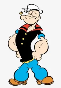 Classic Cartoon 3D Popeye the Sailor Model