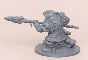 Spearman Dwarf for DnD - Magic Series