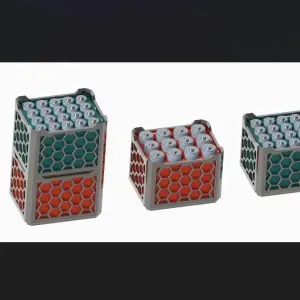 AA & AAA Battery Storage Boxes – Dual 3D Printable Case Set