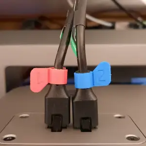Colored and indexed ring for cable CSF Creality