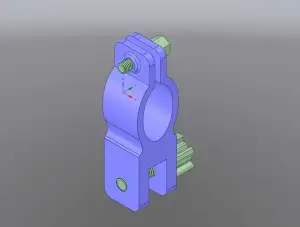 Trigger light mount frame for diving