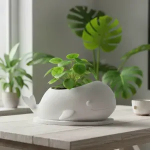 Introducing the "Whale-y Good" 3D Printable Planter!