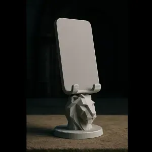 Lion (Lowpoly) - Phone Stand