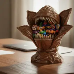 The Demogorgon from Stranger Things, Pen Holder and Candy Bowl