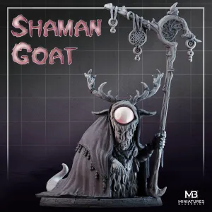 Shaman Goat - Epic Miniature to Print