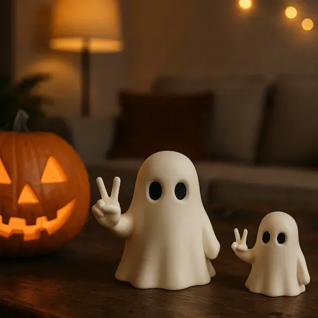 PEACE GHOST (THE FRIENDLY GHOSTS) / HALLOWEEN GHOST DECOR