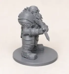 Dwarven Halberd Fighter for DnD - Magic Series