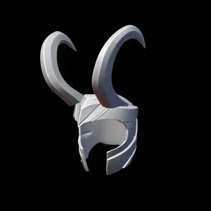 Ram Horn Warlord Helm Viking Horned Helmet STL 3D Printable