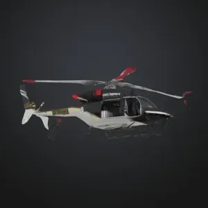 Bell 429 Search & Rescue Police Helicopter