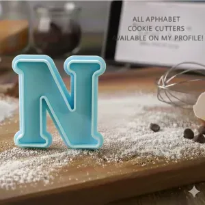 letra N cookie cutter