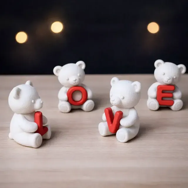 Love Toy Bear Figures Set — Image 8 of 9