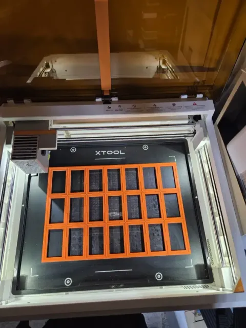 Magnetic Metal Business Card Laser Jig (xtool M2)