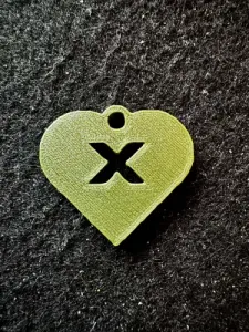 Keychain Heart X
