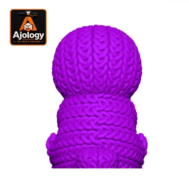 Knitted Cute Platypus – STL & 3MF Files for 3D Printing — Image 4 of 7