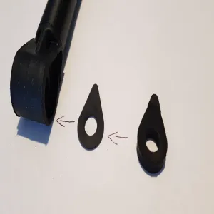 Minelab Equinox coil fixation spacer