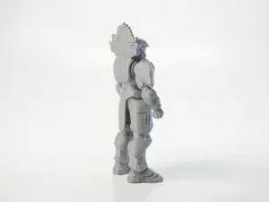 Master Chief Warrior Figurine Gaming 3D Printable Master Chief