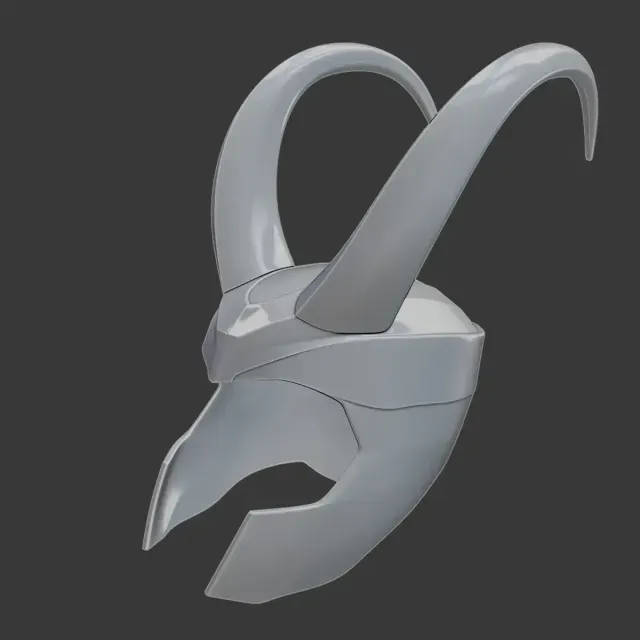 Trickster-Style Fantasy Helmet – 3D Printable Model — Фото 2 из 4