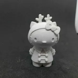 Hello Kitty Christmas Cute Toy Figurine Fanart